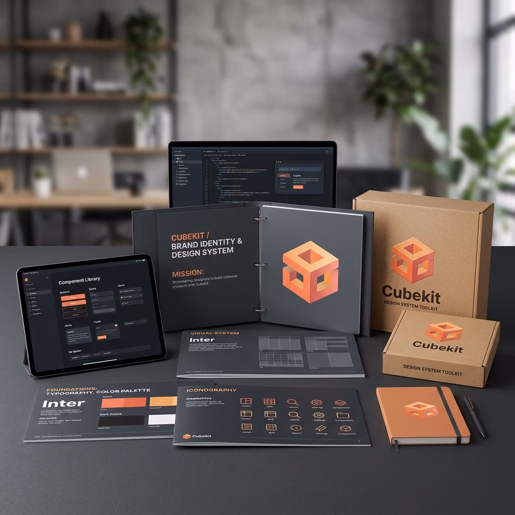 Cubekit brand and product visuals
